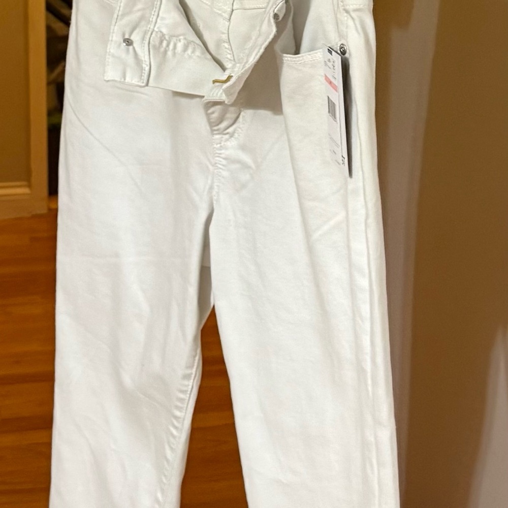 Nine West Women's Straight Leg Jeans - White